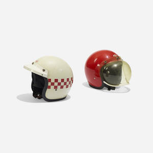 motorcycle helmets, set of two