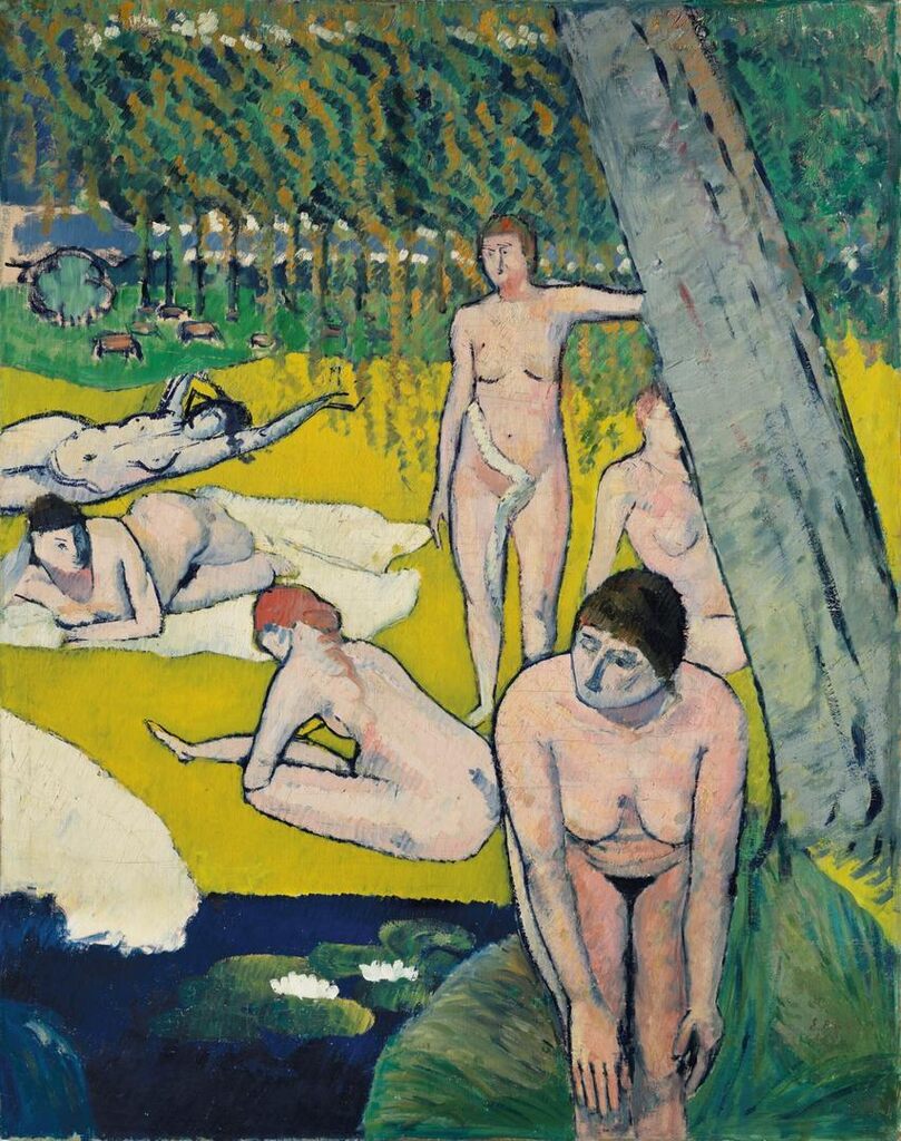 Baigneuses aux nénuphars