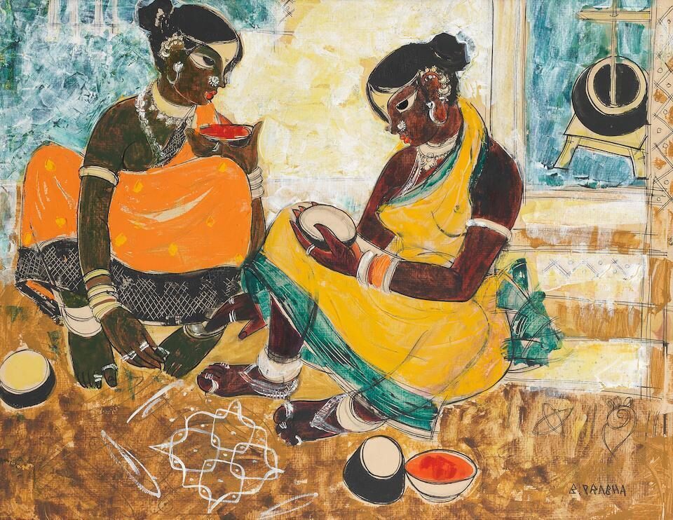 Untitled (Village Scene)