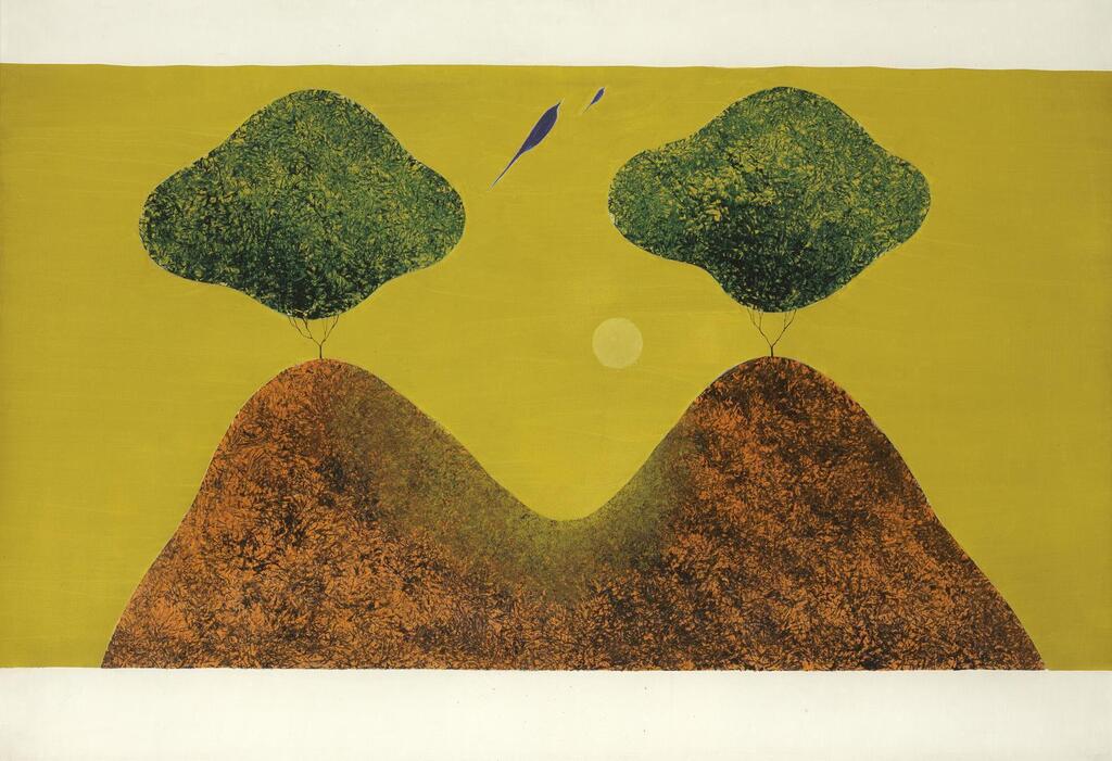 Untitled (Bird, Tree and Mountain Series)