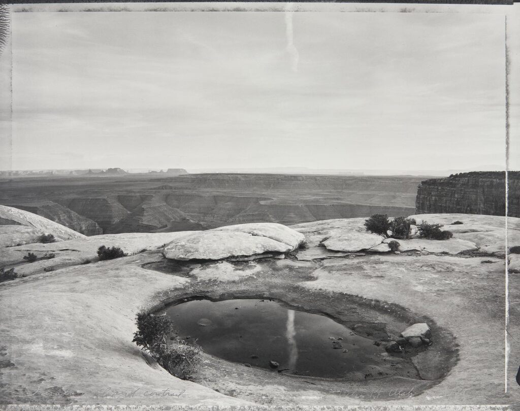 Small Pool and Contrail, Muley Point Utah