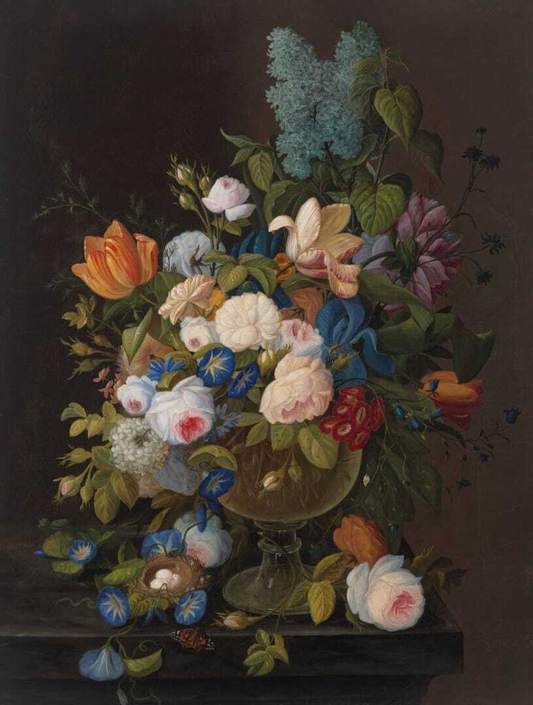 Flowers on a Tabletop