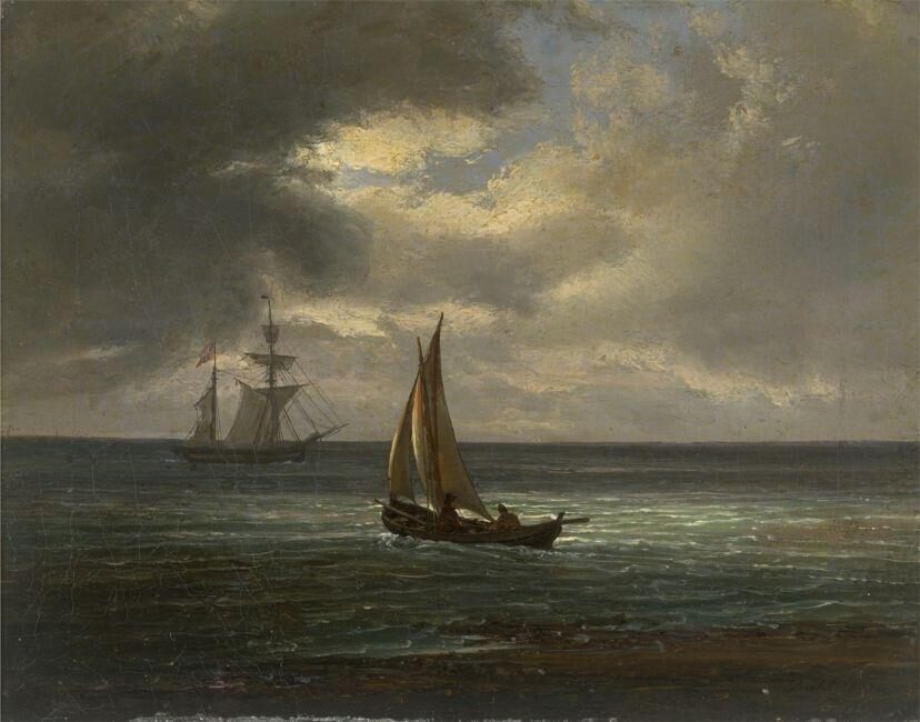 ”Marine bei Mondlicht (”Seascape by Moonlight”)