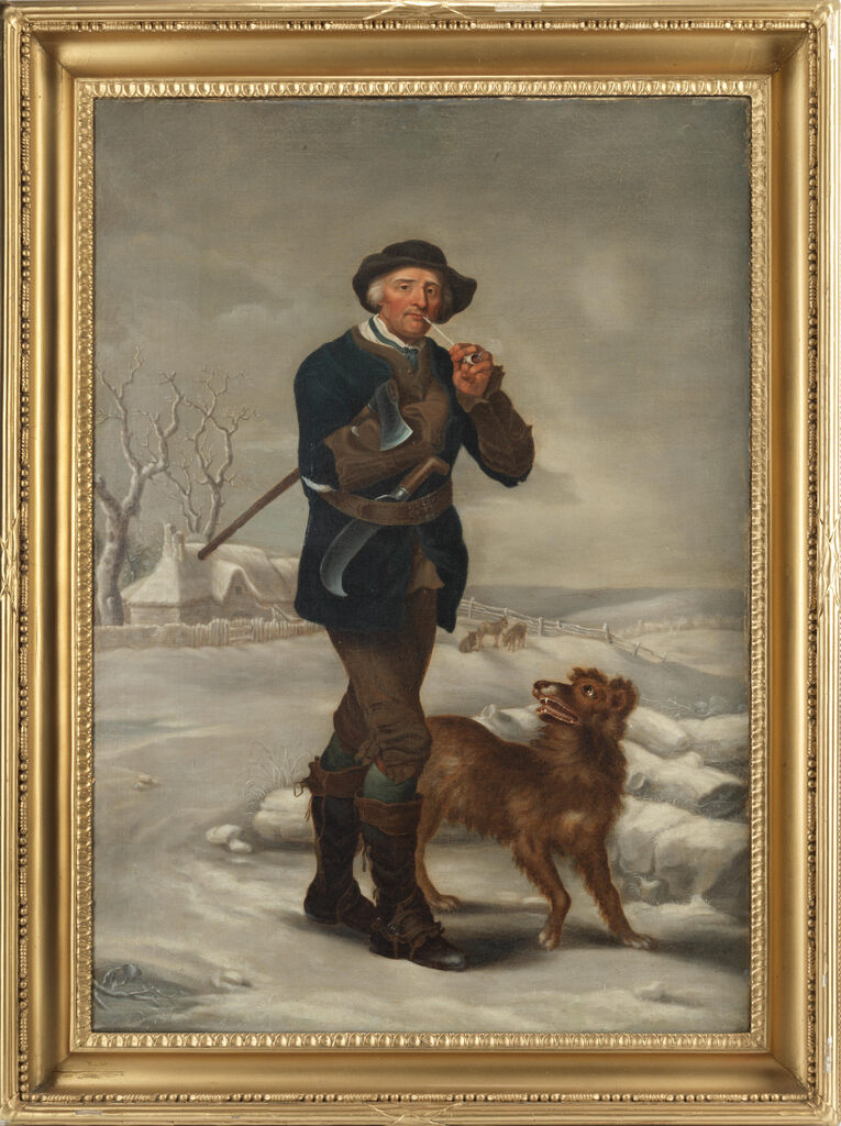 The woodcutter in winter; Collecting water in summer, a pair both