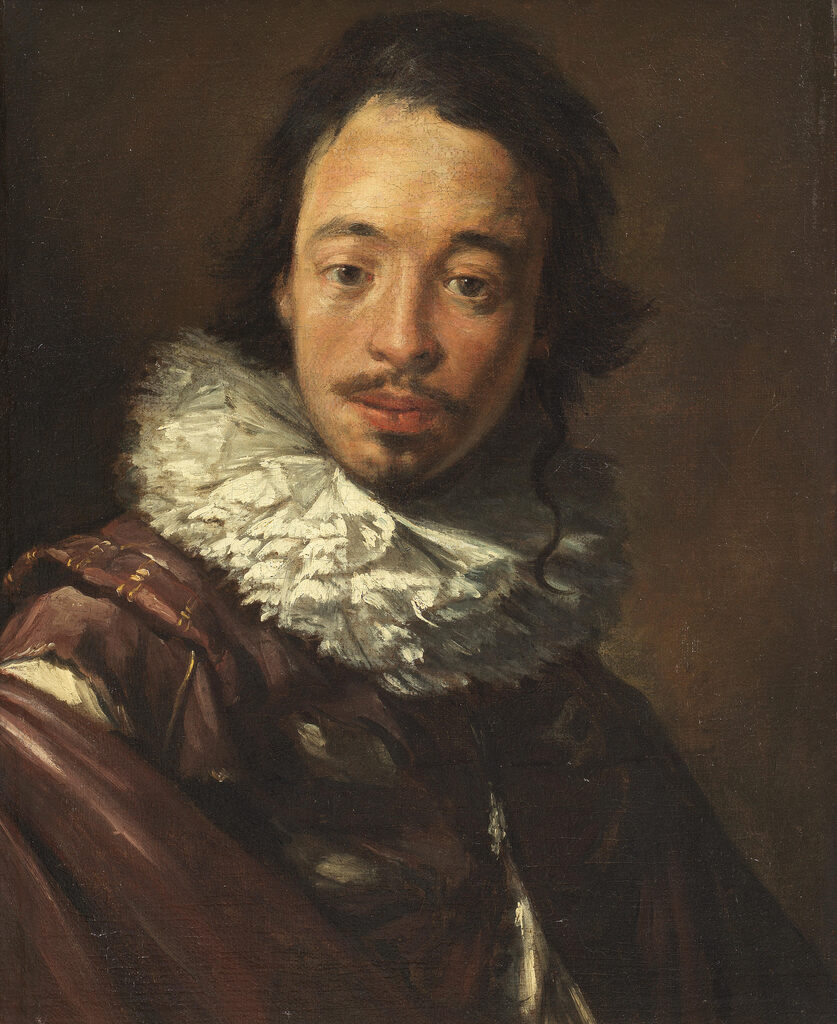 Portrait of a young man, bust-length, in a ruff, presumably a portrait of the artist
