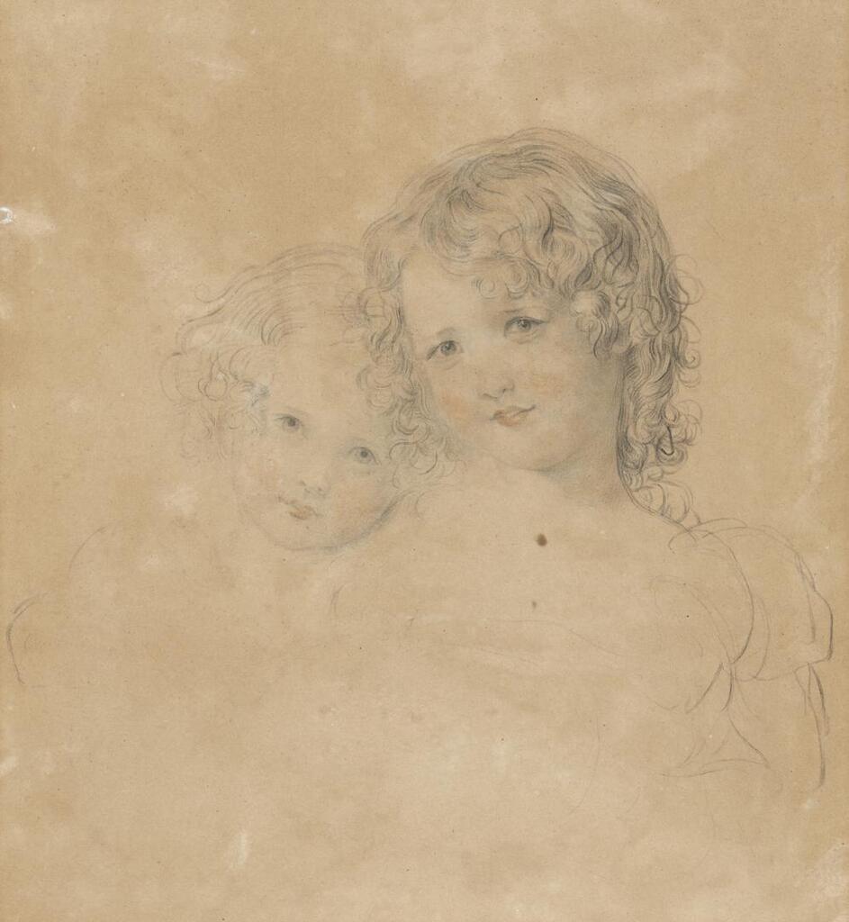 Emily and Laura, the daughters of C.B. Calmady Esq