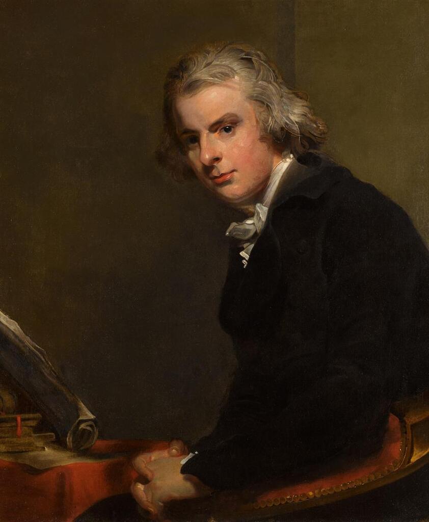 Portrait of Samuel Rose (1767-1804), seated, half-length, at his writing desk