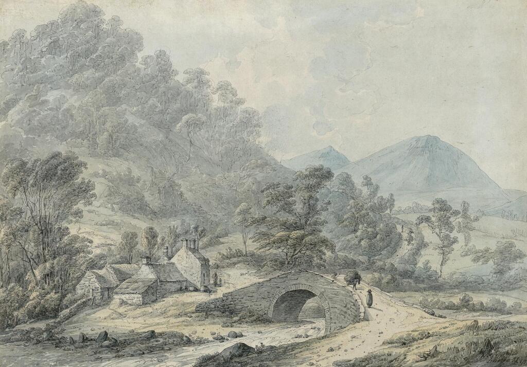 The valley of Aber at Bont Newydd, North Wales