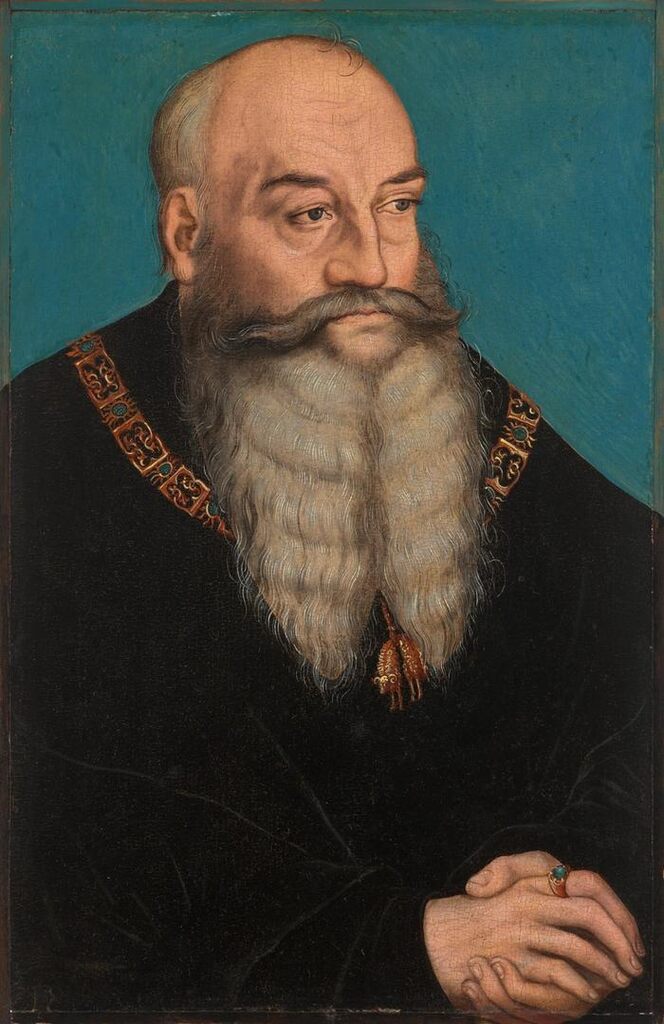 Portrait of George the Bearded, Duke of Saxony (1471-1539)
