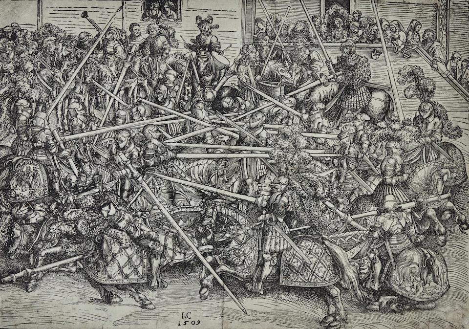 The Third Tournament (Tournament with the Lances) (Bartsch 125, Hollstein 118)