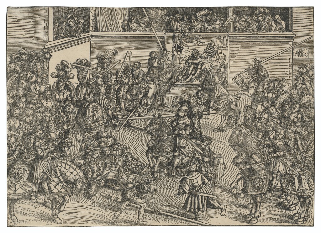 The Second Tournament with the Tapestry of Samson and the Lion