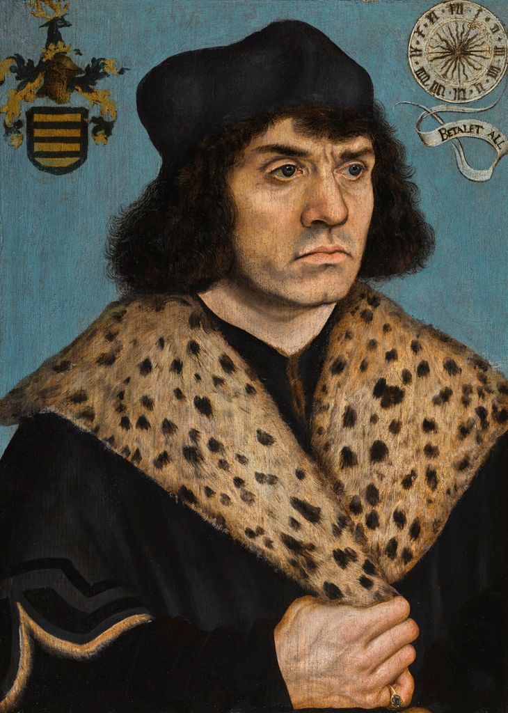 PORTRAIT OF A MAN WITH A SPOTTED FUR COLLAR