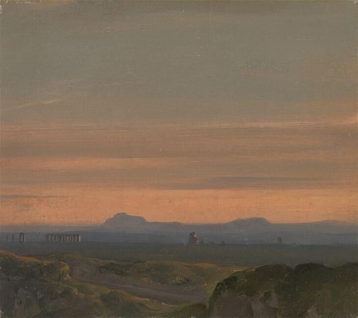 ”Thermen in der Campagna” (Roman Baths in the Campagna)