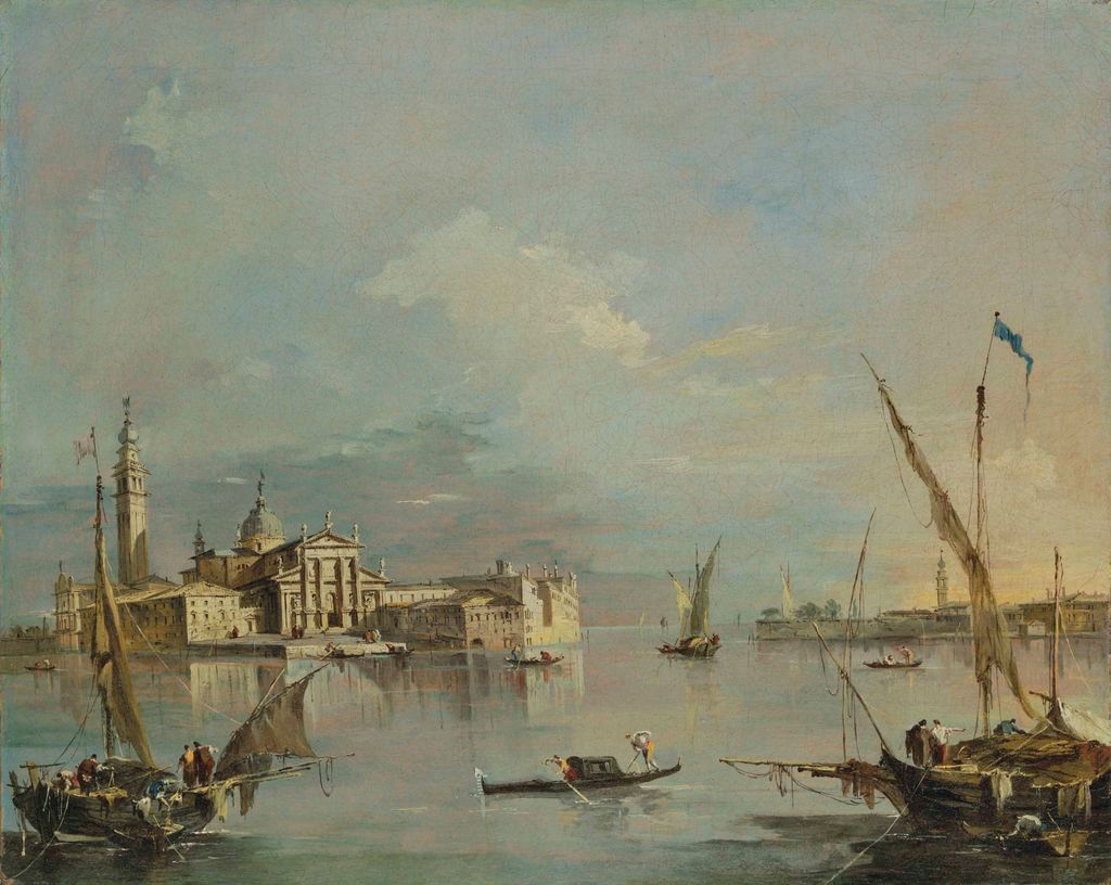 The Island of San Giorgio Maggiore, Venice, with the Punta della Giudecca