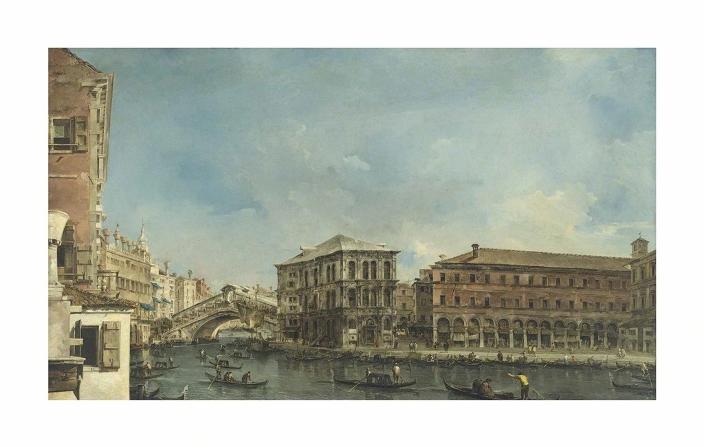 Venice: the Rialto Bridge with the Palazzo dei Camerlenghi