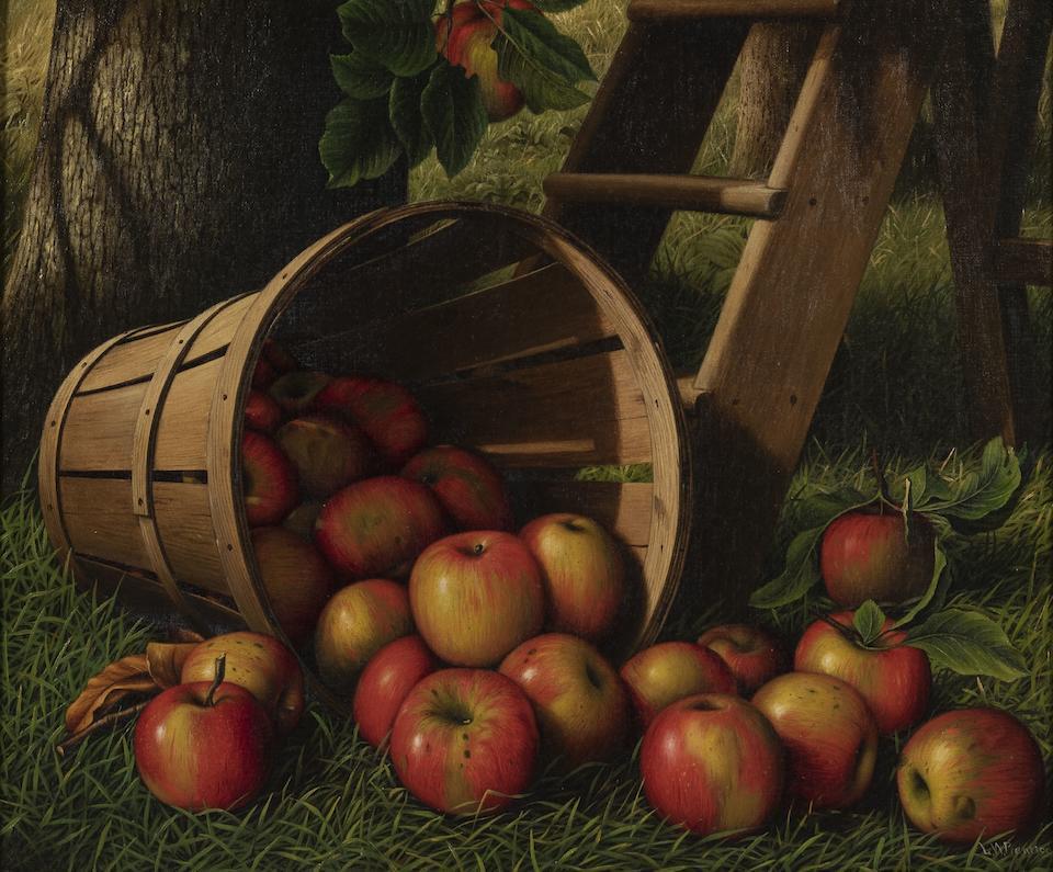 Apples Spilling from a Basket
