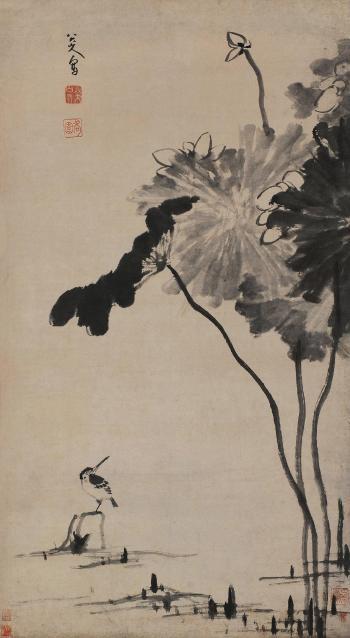 Lotus and Bird