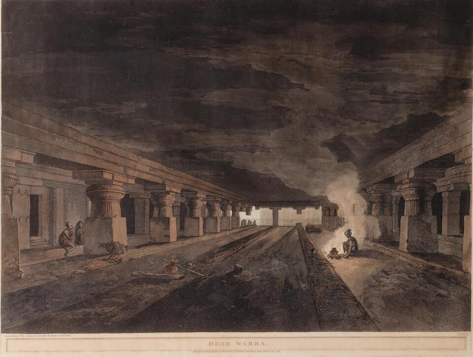 Dehr Warra, from 'Hindoo Excavations in the mountain of Ellora'