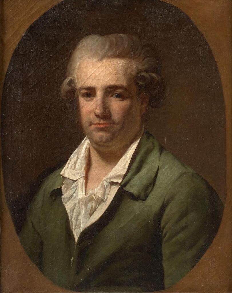 Portrait of Antoine Jean Marie Mégret d'Étigny (1748 -1794) in a feigned oval