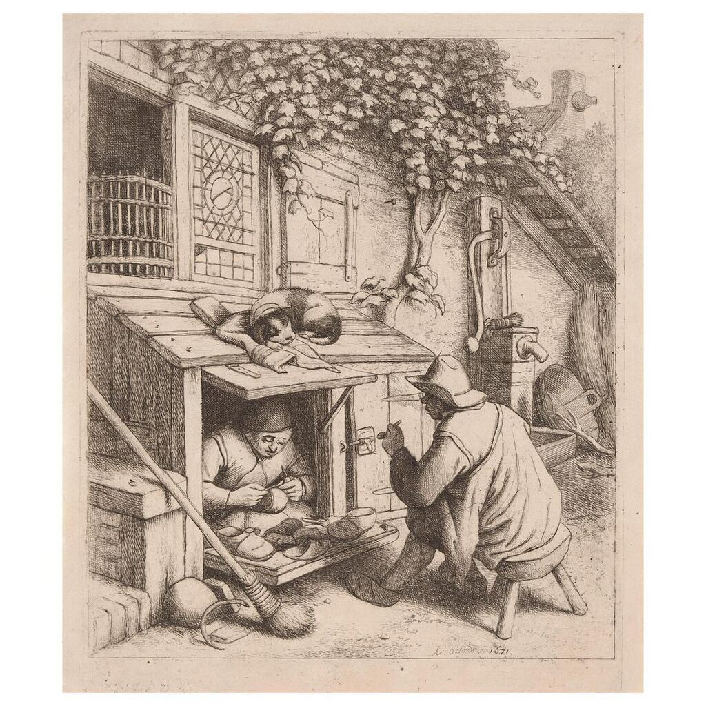 A Group of Scenes from Dutch Country Life