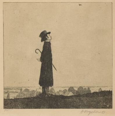 The Lark (self-portrait)