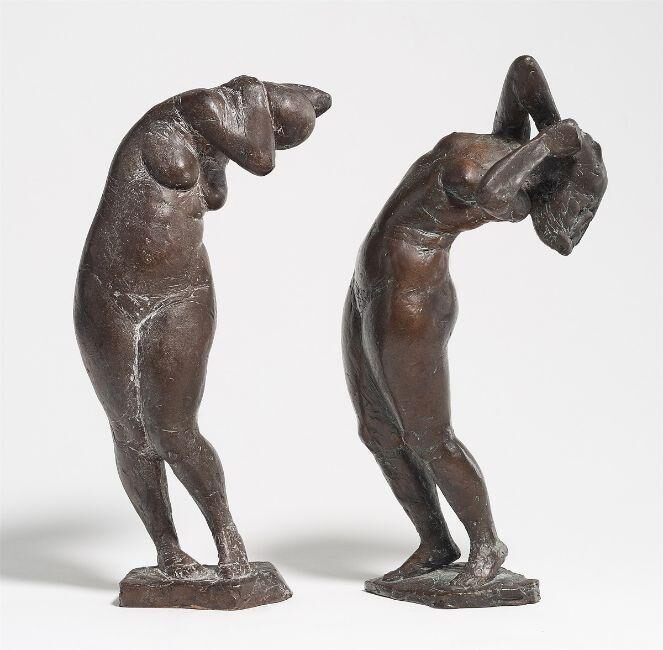 ”Tanzende Bacchantin I (Brunnenfigur)” / ”Tanzende Bacchantin II (Brunnenfigur)”