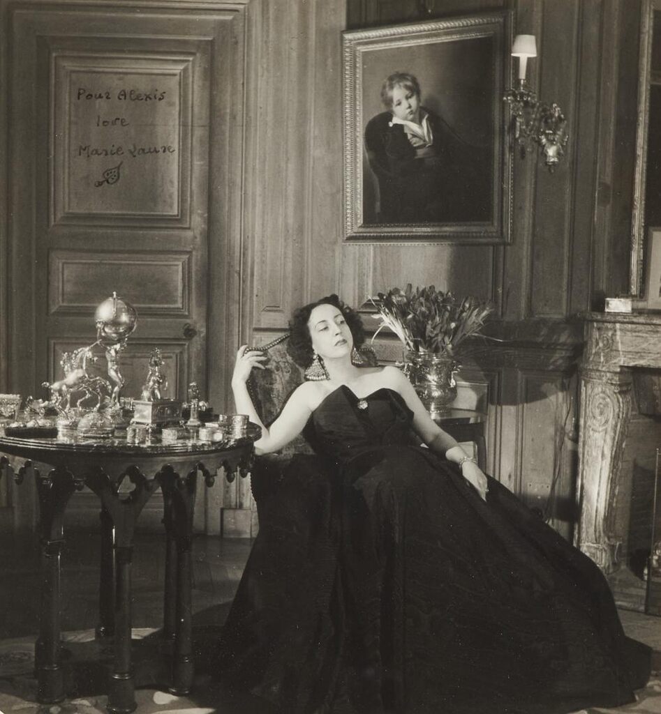 La Vicomtess de Noailles dans son salon