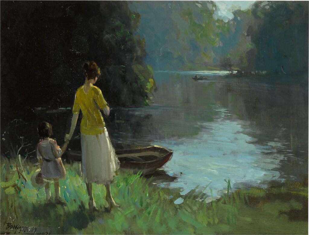 Figures by the Shore