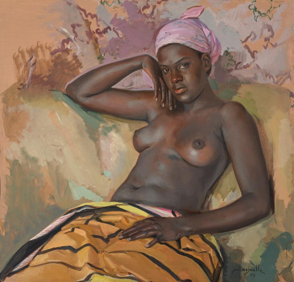 Aïcha au pagne jaune