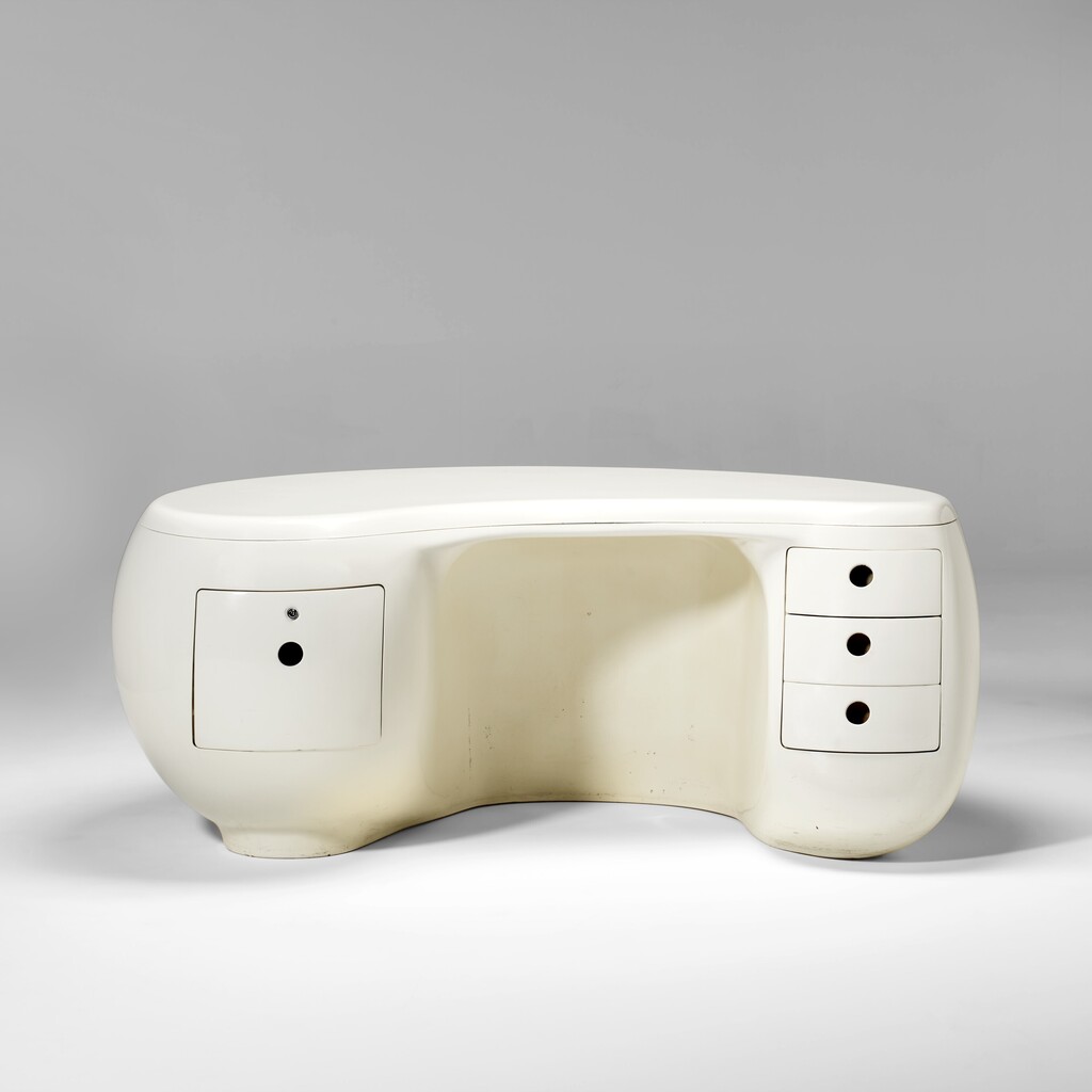 'BOOMERANG' DESK AND CHAIR, DESIGNED CIRCA 1969