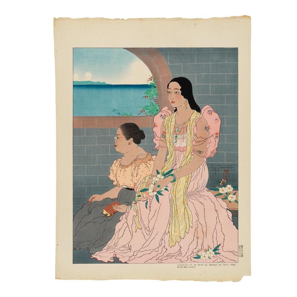 Dans la loge officielle; Joaquina et sa mère au sermon du père pons rota: Marianes (Miles 85; 89)