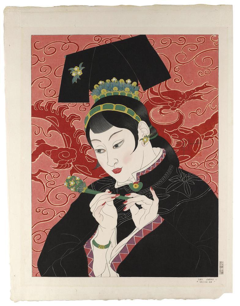 Les Jades. "Chinoise" (Jade Lady, Chinese)