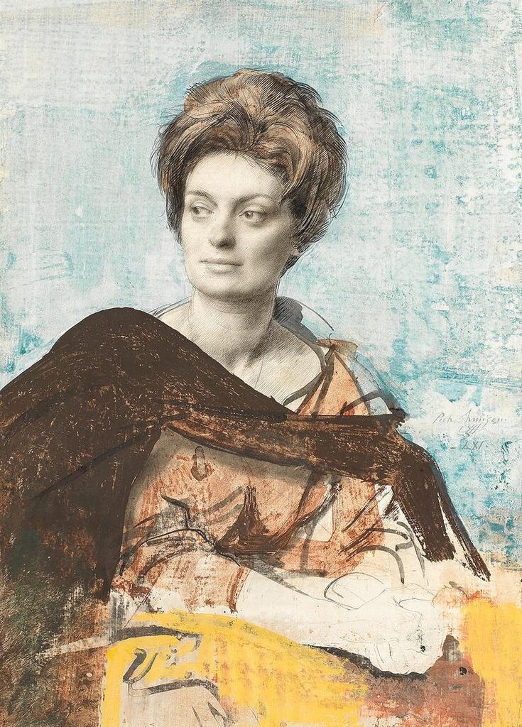 Portrait of a lady, thought to be Zsuzsi Roboz