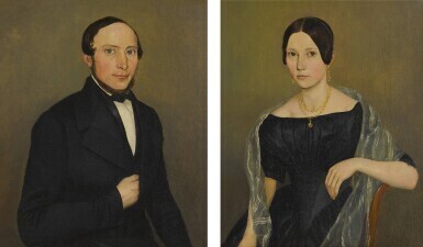 Pair of Portraits: Gentleman and Lady