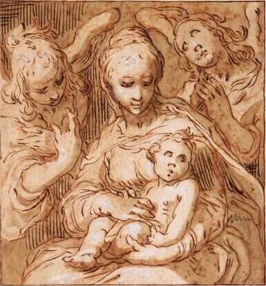 Madonna and Child with Angels