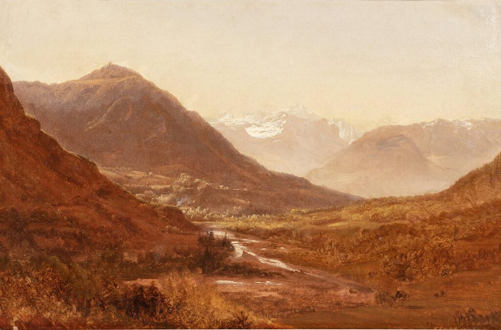 View of Mont Blanc, Sallanches