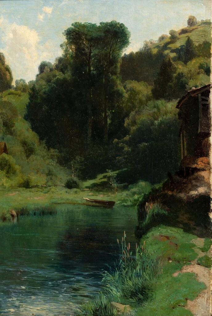 A Pond near Brunnen