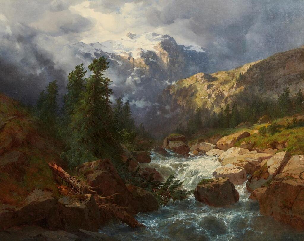 Souvenir de la Handeck, effet d'orage