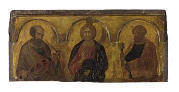 Christ between Saints Paul and Peter