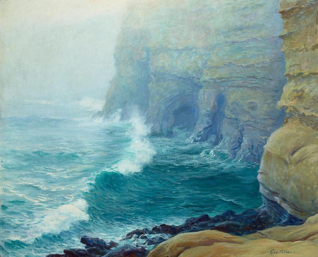 Lifting Fog, La Jolla Cliffs