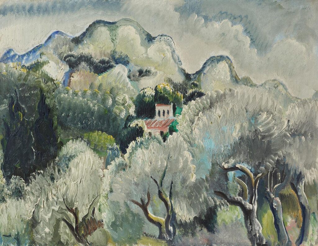 Landschaft vor Sturm