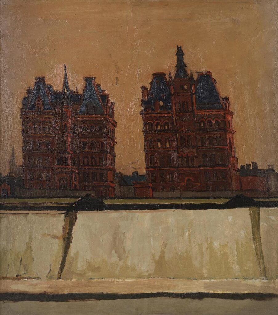 Doulton's Warehouses (View from Tate Gallery)