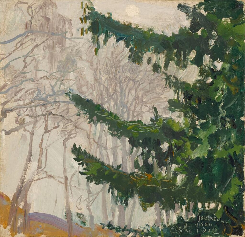 Fog at Christmas, a view from Tarvaspää