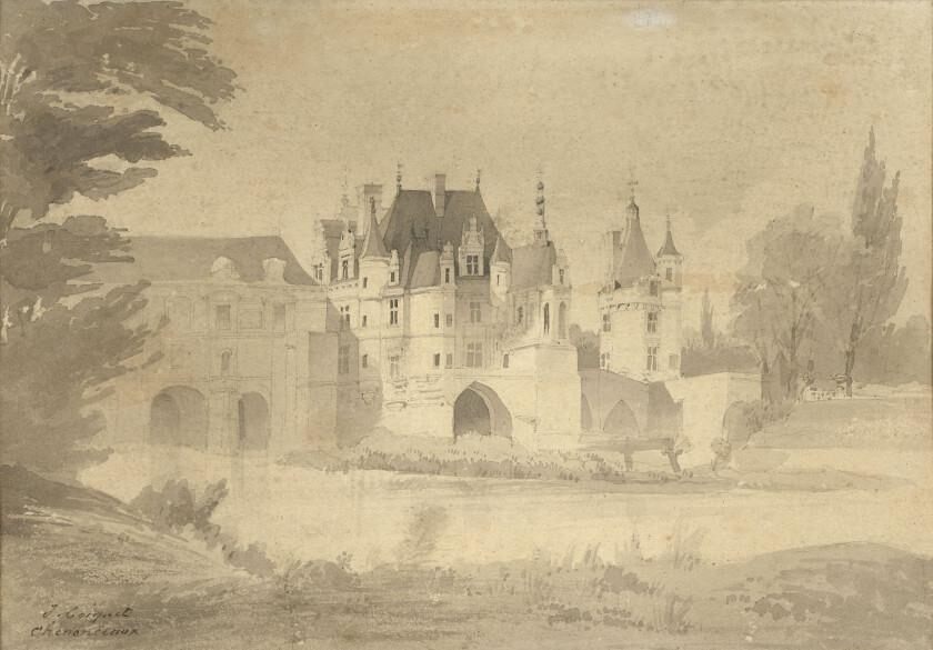View of Chenonceau castle