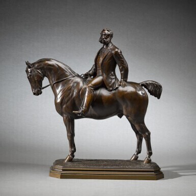 George Whyte-Melville on horseback