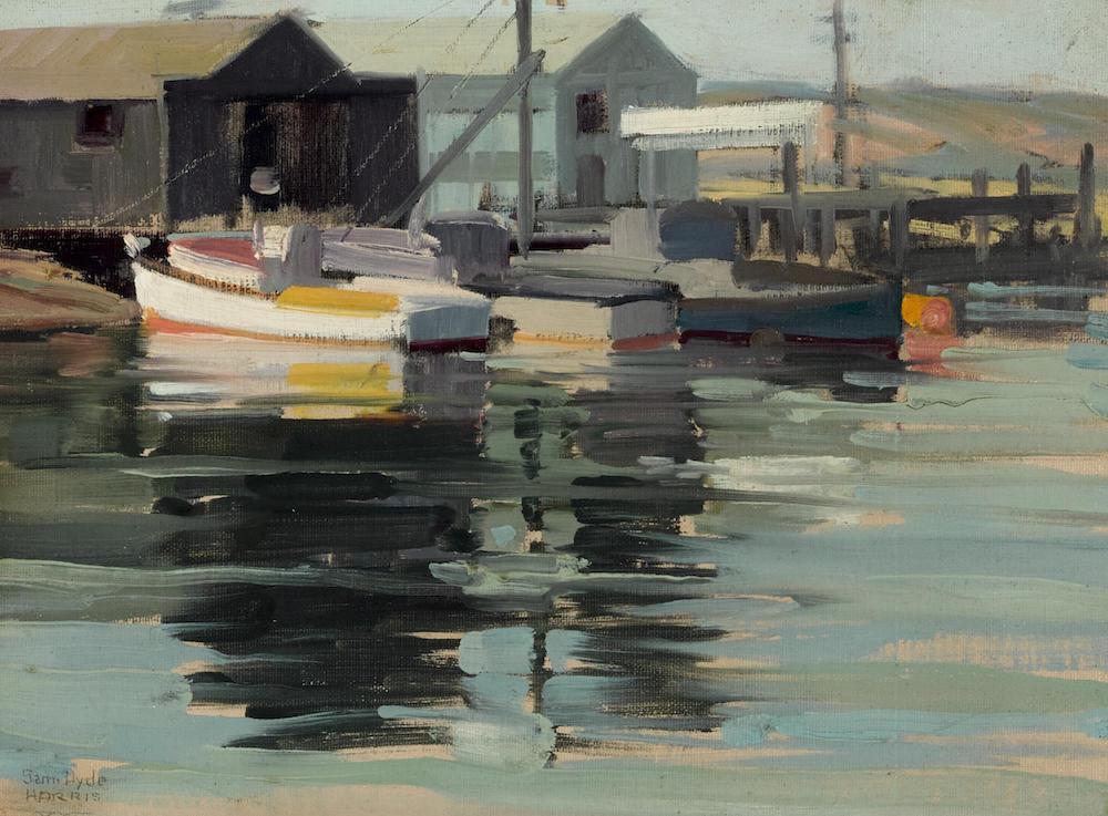 Boat Sketch (Boats at dock)