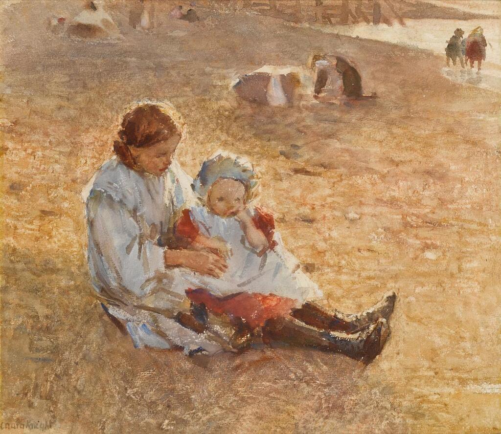 Children on a Beach, Sennen, Cornwall