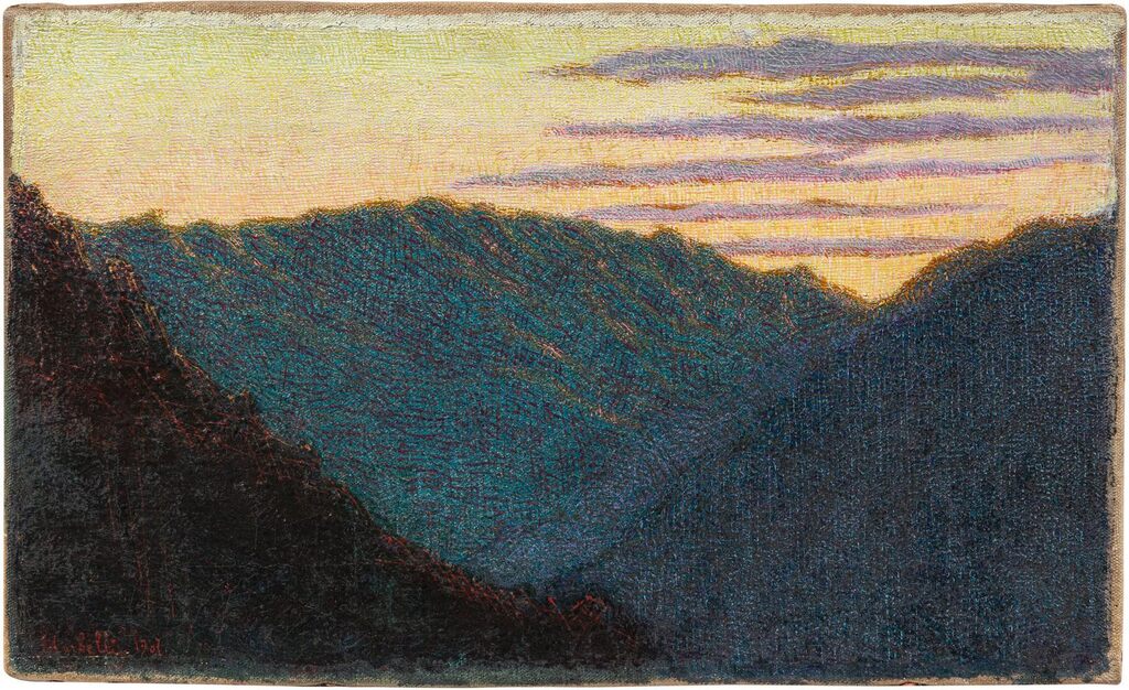 Sunset in the Mountains