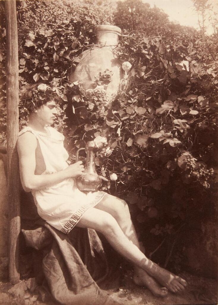 Nino Merluzzo Sitting with a Jug