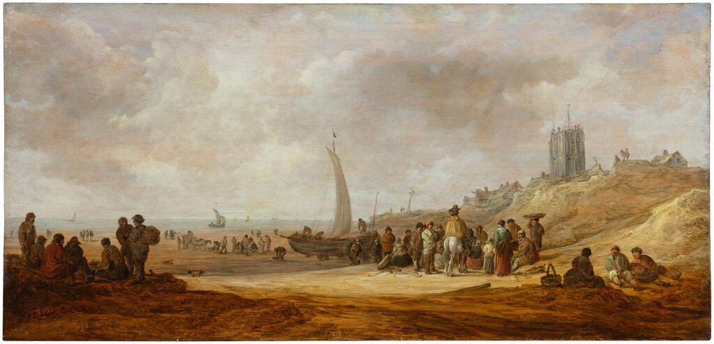 View of the beach at Egmond-aan-Zee